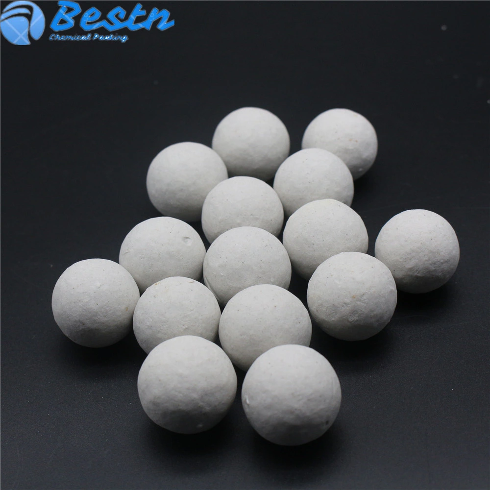 Manufacturer 15%~20% Inert Ceramic Packing Ball Alumina Porcelain Ball