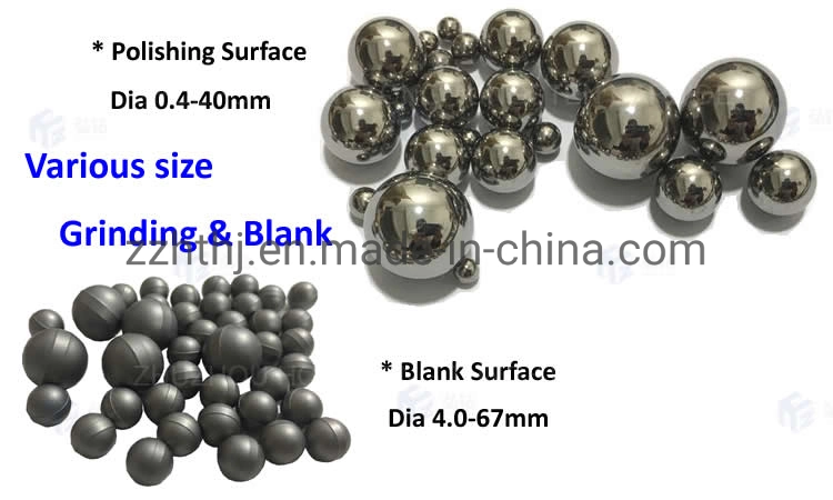 Tungsten Carbide Alloy Oil Valve Ball Stellite Ball Ceramic for Sucker Rod Pump