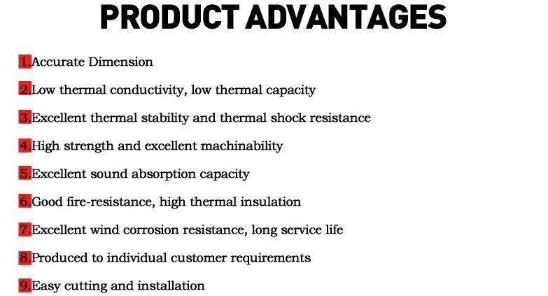 High Tensile Strength Industrial Thermal Insulation Ceramic Fiber Blanket Ceramic Fiber vacuum Formed Shaped for Steel Industry