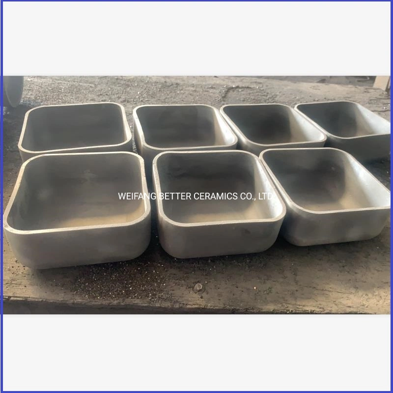 High hardness recrystallization silicon carbide crucibles Sisic saggers for semiconductor industry