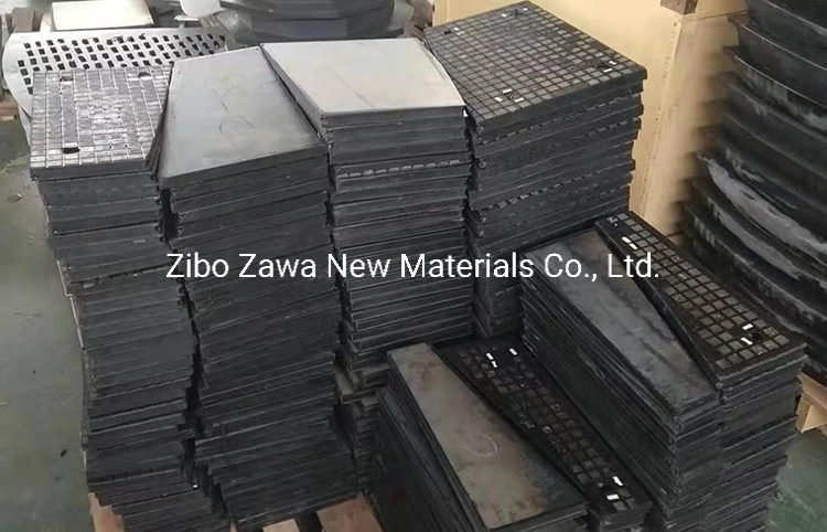 Rubber Steel Backed Ceramic 92 Al2O3 Plates for Chute with Excellent Wear and Impact Resistance