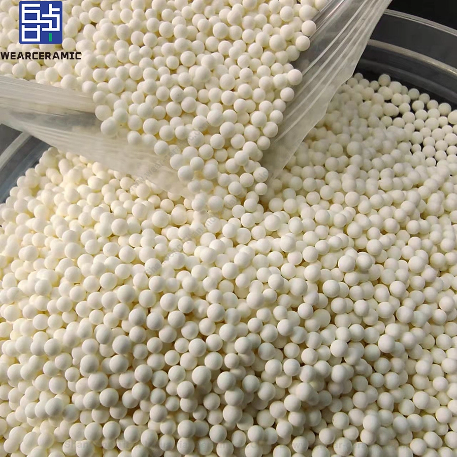 High Density Zirconium Silicate Beads Ceramic Grinding Balls Density&gt;4.1 Grinding Media