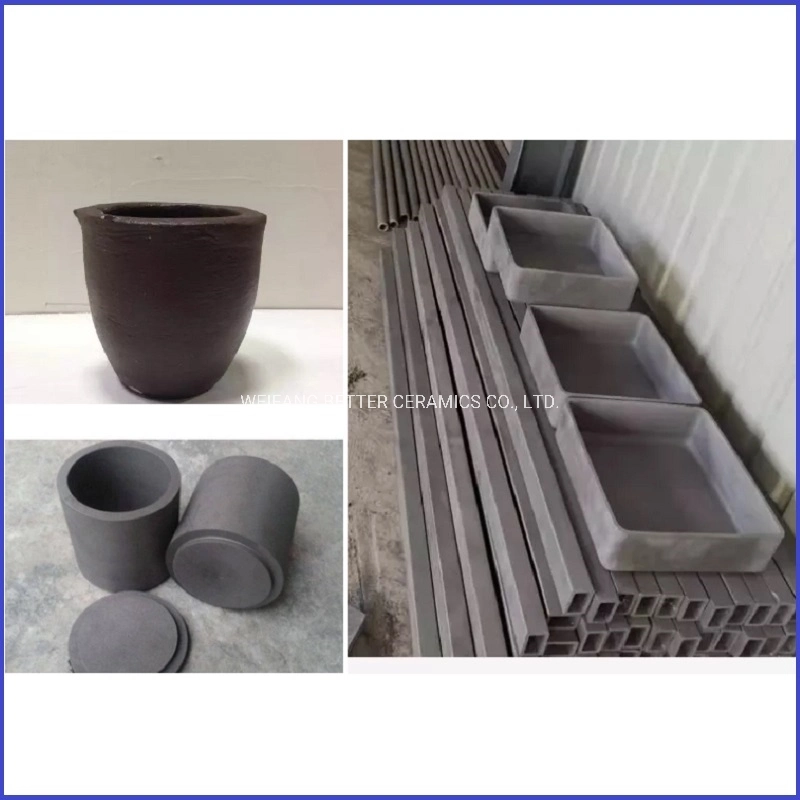 Refractory Silicon Carbide Sagger SiC Graphite Crucible