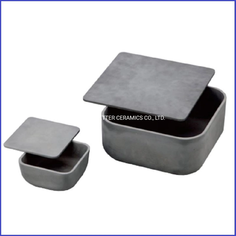 High hardness recrystallization silicon carbide crucibles Sisic saggers for semiconductor industry