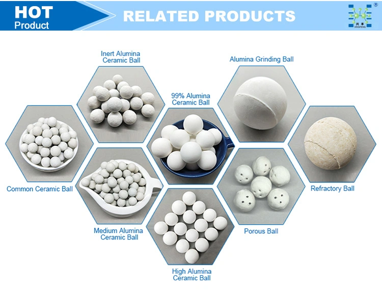 Ceramic Tower Packing Inert Alumina Ceramic Packing Balls for Sale